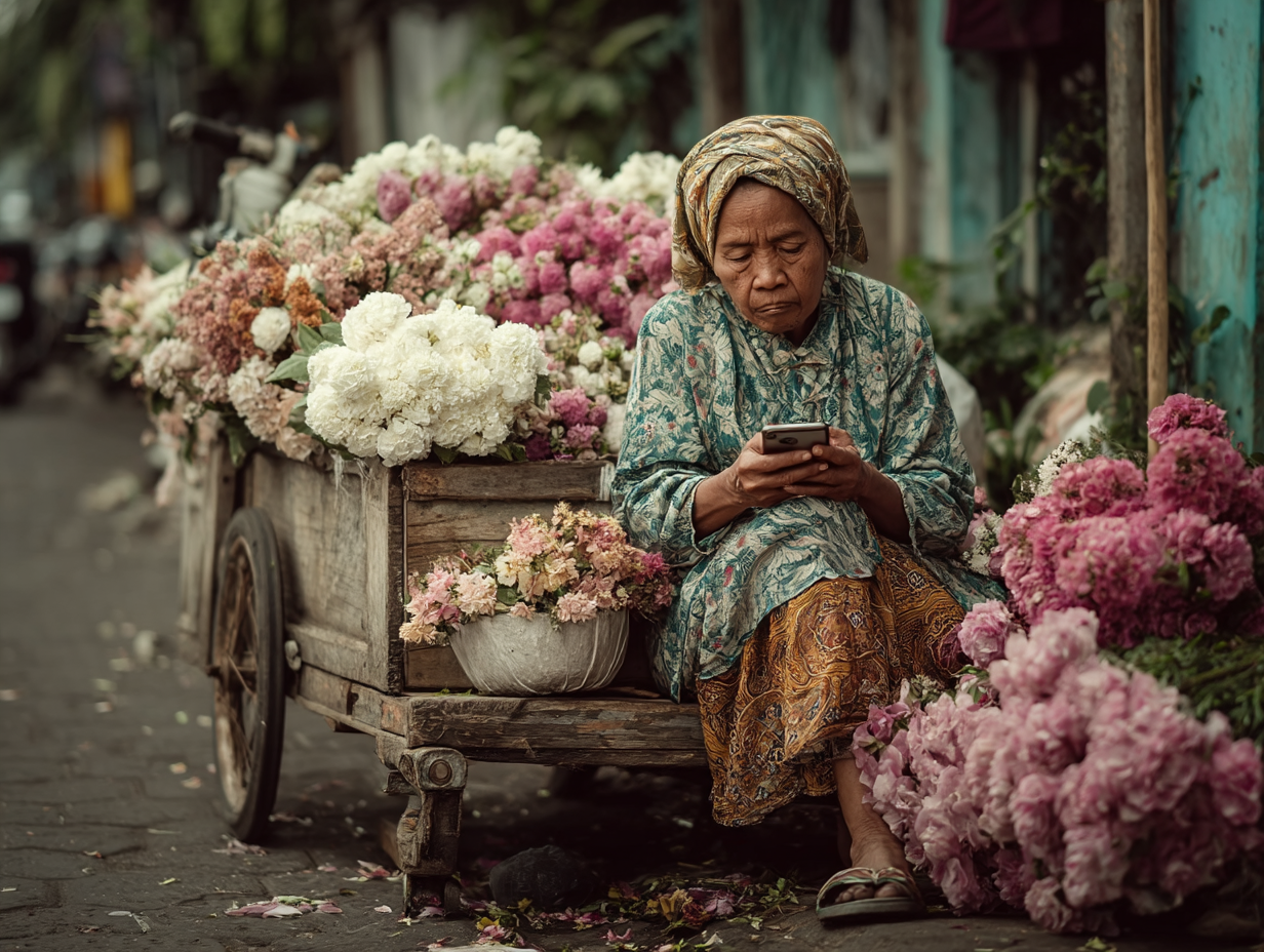 Penjual Bunga Keliling Main Slot Demo Gacor Lewat APK Slot Uang Asli di Situs Judol Resmi Terpercaya